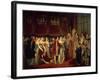 The Marriage Ceremony of Napoleon I and Archduchess Marie-Louis on 2nd April 1810-Rouget-Framed Giclee Print