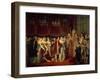 The Marriage Ceremony of Napoleon I and Archduchess Marie-Louis on 2nd April 1810-Rouget-Framed Giclee Print