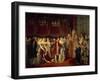 The Marriage Ceremony of Napoleon I and Archduchess Marie-Louis on 2nd April 1810-Rouget-Framed Giclee Print