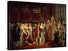 The Marriage Ceremony of Napoleon I and Archduchess Marie-Louis on 2nd April 1810-Rouget-Stretched Canvas