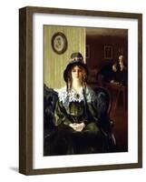 The Marriage Contract (Oil on Canvas)-Francis Day-Framed Giclee Print