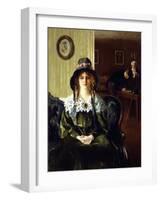 The Marriage Contract (Oil on Canvas)-Francis Day-Framed Giclee Print