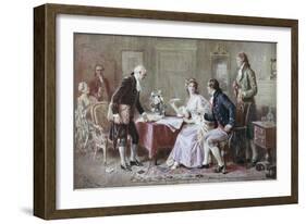 The Marriage Contract-Jean Leon Gerome Ferris-Framed Giclee Print