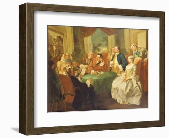 The Marriage Contract-Gaspare Traversi-Framed Giclee Print