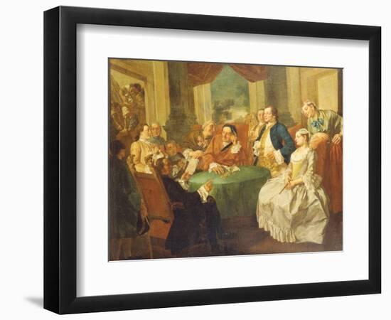 The Marriage Contract-Gaspare Traversi-Framed Giclee Print