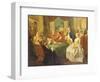 The Marriage Contract-Gaspare Traversi-Framed Giclee Print