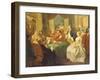 The Marriage Contract-Gaspare Traversi-Framed Giclee Print