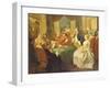 The Marriage Contract-Gaspare Traversi-Framed Giclee Print