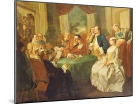 The Marriage Contract-Gaspare Traversi-Mounted Giclee Print