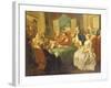 The Marriage Contract-Gaspare Traversi-Framed Giclee Print