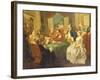 The Marriage Contract-Gaspare Traversi-Framed Giclee Print