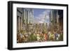 The Marriage Feast at Cana, about 1562/63-Paolo Veronese-Framed Giclee Print