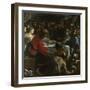 The Marriage Feast at Cana, C. 1655-1656-Mattia Preti-Framed Giclee Print