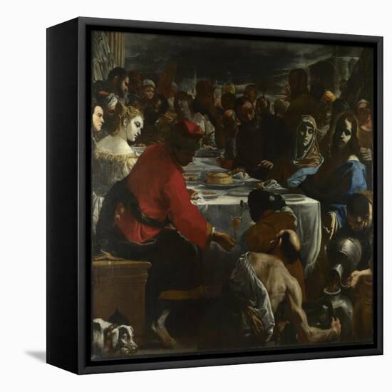 The Marriage Feast at Cana, C. 1655-1656-Mattia Preti-Framed Stretched Canvas