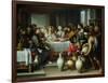 The Marriage Feast at Cana, C.1665-75-Bartolome Esteban Murillo-Framed Giclee Print