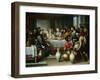 The Marriage Feast at Cana, C.1665-75-Bartolome Esteban Murillo-Framed Giclee Print