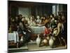 The Marriage Feast at Cana, C.1665-75-Bartolome Esteban Murillo-Mounted Premium Giclee Print