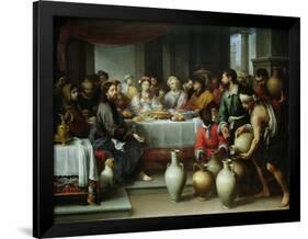 The Marriage Feast at Cana, C.1665-75-Bartolome Esteban Murillo-Framed Giclee Print