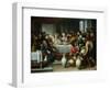 The Marriage Feast at Cana, C.1665-75-Bartolome Esteban Murillo-Framed Giclee Print