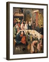 The Marriage Feast at Cana, Ca 1550-1565-Hieronymus Bosch-Framed Giclee Print