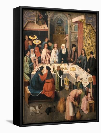 The Marriage Feast at Cana, Ca 1550-1565-Hieronymus Bosch-Framed Stretched Canvas