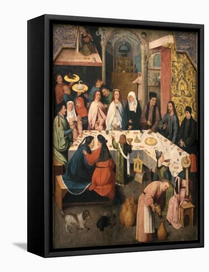 The Marriage Feast at Cana, Ca 1550-1565-Hieronymus Bosch-Framed Stretched Canvas