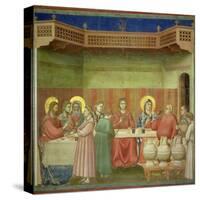 The Marriage Feast at Cana, circa 1305-Giotto di Bondone-Stretched Canvas