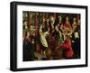 The Marriage Feast at Cana, circa 1500-03-Gerard David-Framed Giclee Print