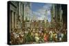 The Marriage Feast at Cana, circa 1562-Paolo Veronese-Stretched Canvas