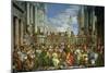 The Marriage Feast at Cana, circa 1562-Paolo Veronese-Mounted Giclee Print