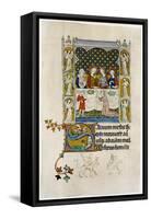 The Marriage Feast at Cana, Early 14th Century-null-Framed Stretched Canvas