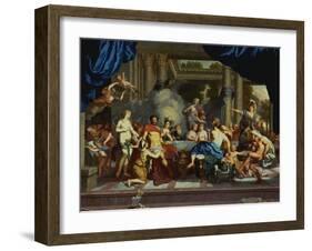 The Marriage Feast of Peleus and Thetis-Gerard De Lairesse-Framed Giclee Print