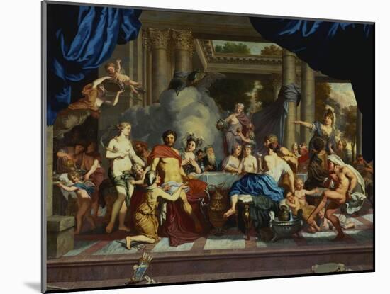 The Marriage Feast of Peleus and Thetis-Gerard De Lairesse-Mounted Giclee Print