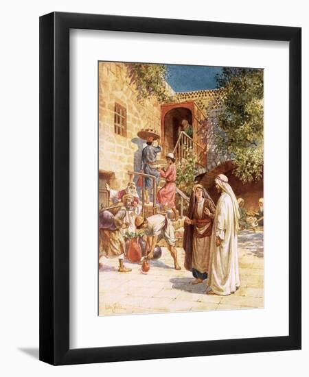 The Marriage in Cana-William Brassey Hole-Framed Premium Giclee Print