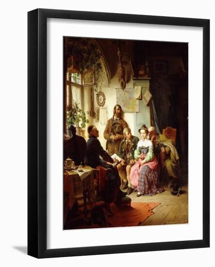 The Marriage Instructions, 1866-Peter Baumgartner-Framed Giclee Print