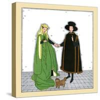 The Marriage Of Arnolfini-Maud & Miska Petersham-Stretched Canvas