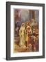 The Marriage of Arthur and Guinevere-null-Framed Art Print