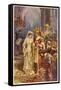 The Marriage of Arthur and Guinevere-null-Framed Stretched Canvas