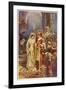 The Marriage of Arthur and Guinevere-null-Framed Art Print