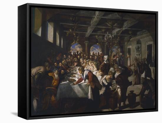 The Marriage of Cana-Jacopo Robusti-Framed Stretched Canvas