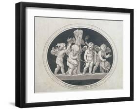 The Marriage of Cupid and Psyche, 1797-James Gillray-Framed Giclee Print