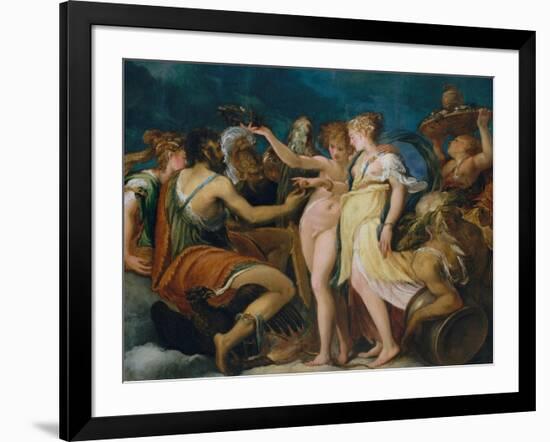 The Marriage of Cupid and Psyche, c.1550-Andrea Schiavone-Framed Giclee Print