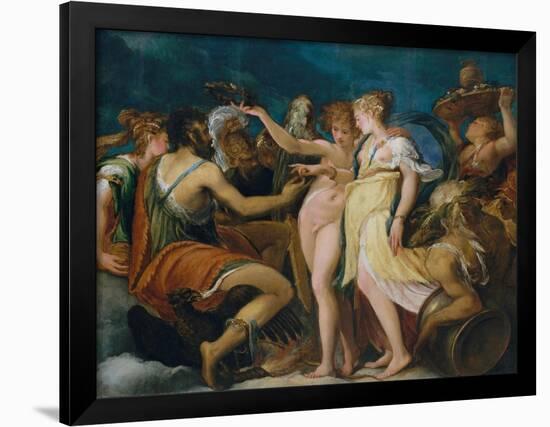 The Marriage of Cupid and Psyche, c.1550-Andrea Schiavone-Framed Giclee Print