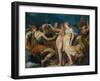 The Marriage of Cupid and Psyche, c.1550-Andrea Schiavone-Framed Giclee Print