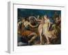 The Marriage of Cupid and Psyche, c.1550-Andrea Schiavone-Framed Giclee Print