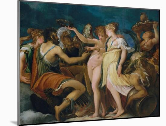 The Marriage of Cupid and Psyche, c.1550-Andrea Schiavone-Mounted Giclee Print