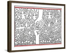 The Marriage of Heaven and Hell, 1984-Keith Haring-Framed Giclee Print