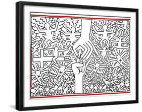 The Marriage of Heaven and Hell, 1984-Keith Haring-Framed Giclee Print