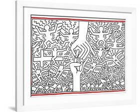 The Marriage of Heaven and Hell, 1984-Keith Haring-Framed Giclee Print