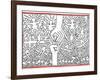 The Marriage of Heaven and Hell, 1984-Keith Haring-Framed Giclee Print